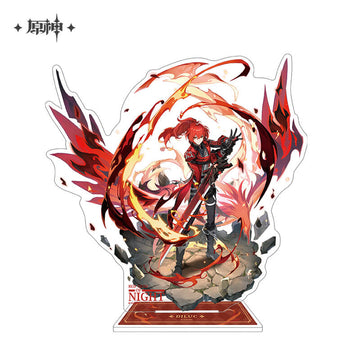 Genshin Diluc Acrylic Stand Badge